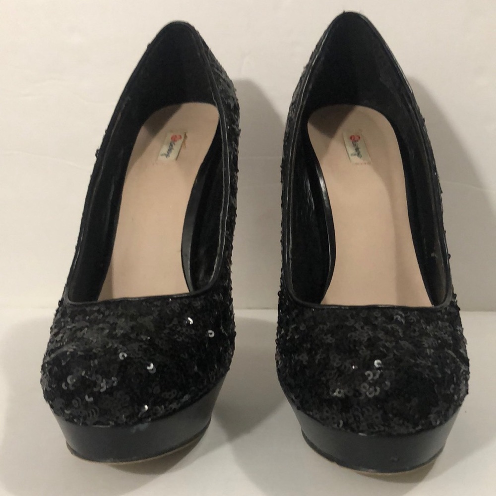 Olsenboye Sequin Platform Oparys Pump